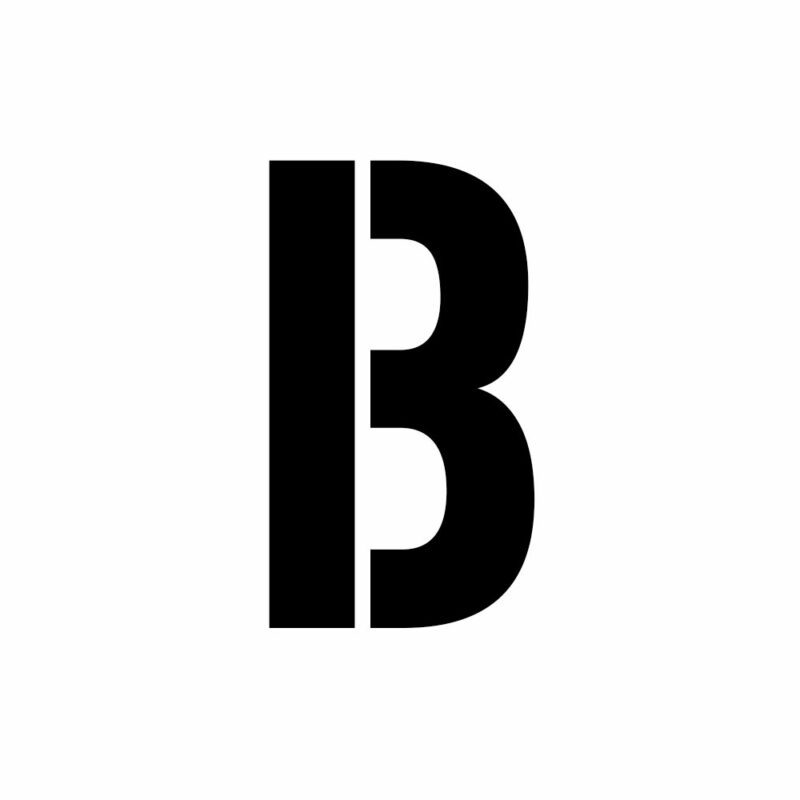 Letter B Stencil