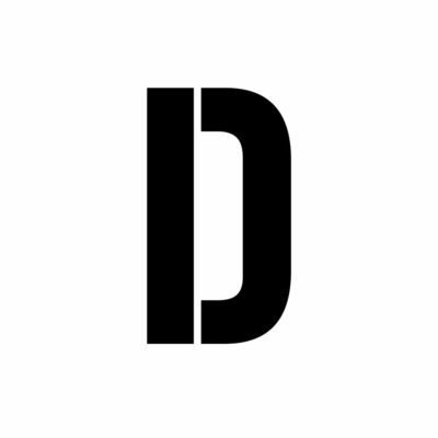 Letter D Stencil