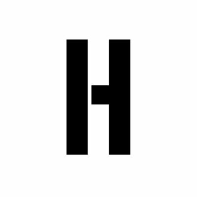 Letter H Stencil