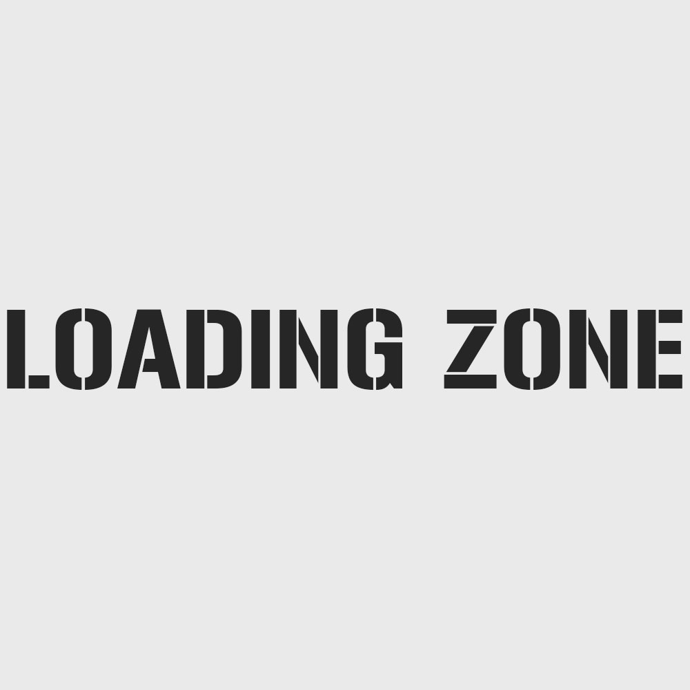 Loading Zone Stencil