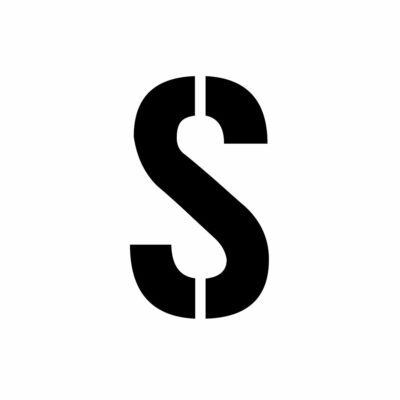 Letter S Stencil