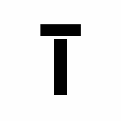 Letter T Stencil