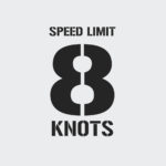 Speed Limit 8 Knots Stencil